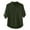 Army Green, variant on Krdevn Mens Shirts - Male Turndown Collar Casual Solid Half Sleeve Cotton Linen Shirt Button Shirt,Mens Fall Shirts,Color:Army Green,Size:XXL