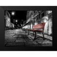 thumbnail image 2 of Outchill, L. 14x12 Black Modern Framed Museum Art Print Titled - Night Bench, 2 of 5