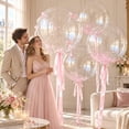 thumbnail image 5 of 36 Inch Clear Bobo Balloons, 8PCS Large Opening Round Transparent Balloons for Wedding, Birthday Party Decoration, 5 of 6