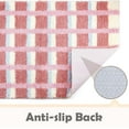 thumbnail image 7 of Jinswick  Checkered Bath Mat Washable Non-Slip Funny Bathroom Rug Cute Bathroom Mat Ultra Soft Microfiber Absorbent Floor Carpet for Shower Tub Bedroom, 7 of 7