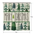 thumbnail image 5 of Merry Christmas Triangle Tree Shower Curtain,Washable Show Curtain with Hooks Basic Polyester Fabric Bathroom Curtains for Thanksgiving Day Fall Party Home Decor, 5 of 5