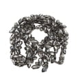 thumbnail image 1 of Cadena de garra de vidrio de alta dureza, tiras de diamantes de imitación de una sola fila para ropa, zapatos, accesorios de joyería, gris, 1 of 14