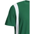 thumbnail image 2 of Expert Brand USA-Made Men's Oxymesh™ Athletic Color Block T-Shirt, Forest Green/White, XL, 2 of 3