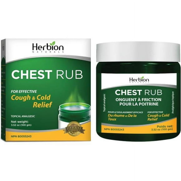 Herbion Naturals - Chest Rub Topical Analgesic, 100g