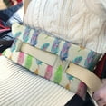 thumbnail image 3 of Portable Seat Belt Pillow Post-Surgery Cushion for Car Rides, Easy to Install (Vintage Fashion), 3 of 7