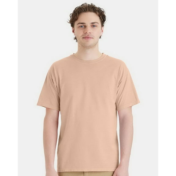 ComfortWash by Hanes GDH11B Botanical Dyed T-Shirt-Botanical Annatto-S