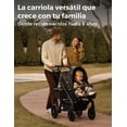 thumbnail image 4 of Momcozy Changego Carriola de Bebé Multifuncional, Cochecito Convertible de Individual a Doble y a Vagón con 23 Configuraciones, Negro, 4 of 9