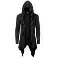 thumbnail image 4 of Womens Coats Outerwear Winter Halloween Cos Medieval Retro Hooded Coat Long Hooded Cardigan Pleated Shawl European and American Role Playing, 4 of 5
