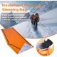 thumbnail image 5 of Saco de dormir de emergencia con silbato Manta térmica de supervivencia para adultos Impermeable Ligero Grueso Equipo de PE portátil Mantener caliente Acampar al aire libre Senderismo esquí esquí Gafas de esquí, 5 of 5