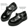 thumbnail image 2 of CCVON Girls Loafers Slip On Penny Loafers School Uniform Dress Shoes Black 1 Big Kid​, 2 of 6