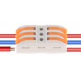 thumbnail image 3 of Conectores de cable con palanca DIANN, 10 piezas, 3 circuitos, 28-12 AWG, 3 of 6