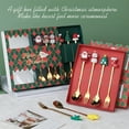 thumbnail image 2 of Christmas Spoon Tableware Set Head Stainless Steel Spoon Fork Decoration Cutlery, 2 of 7