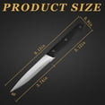 thumbnail image 2 of Steak Knives Set, Premium Stainless Steel Steak Knives Set of 4, Lightweight & Durable Steak Knife, Professional Kitchen Knife Dishwasher Safe, 2 of 5