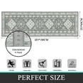 thumbnail image 6 of LOKHOM 2' x 6' Runner Rug Non Slip Washable Bohemian Rugs for Hallway/Kitchen/Laundry Room, Gray, 6 of 7