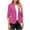 Hot Pink, variant on Women's Business Casual Blazer 3/4 Sleeve Unstructured Lightweight Office Jacket for Professional Wear
