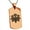 Rose, variant on Stainless Steel Minamoto Samurai Crest Engraved Dog Tag Pendant Necklace