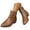Brown, variant on Women's Boots Ankle Classic Pointed Toe Side Zipper Office Booties for Ladies