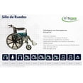 thumbnail image 2 of Silla De Ruedas Mobicare Con Elevapies Frenos Ecg16-ef Mobicare ECG16-EF, 2 of 4