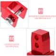 thumbnail image 2 of OUNONA Amortisseurs de Moto Rouges en Aluminium Amélioration de la Stabilité Lot de 1, 2 of 8