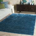 thumbnail image 2 of SAFAVIEH Penelope Braden Solid Shag Area Rug, Navy, 8' x 10', 2 of 8