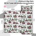 thumbnail image 5 of White Christmas Car and Camper Pattern Toddler Nap Mats for Kids Preschool,51"x22" Sleeping Mat Bag or Kids,Toddler Sleeping Bag,Toddler Nap Mat or Daycare, 5 of 6