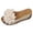Light Pink, variant on Dakaela Womens Summer Beach Sandals Open Toe Low Wedge Slip on Slides Ladies Casual Platform Flower Dressy Shoes Size 6-10 Black