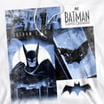 thumbnail image 2 of Batman: Caped Crusader Gotham Square Adult Pull-Over Hoodie, White, Large, 2 of 5