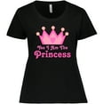 thumbnail image 3 of Inktastic Yes I Am the Princess Crown Women's Plus Size T-Shirt, 3 of 5