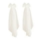 thumbnail image 4 of 2 piezas de velos de hombro para vestido de novia, accesorios para vestidos, suministros de fiesta, chal corto Beige Blanco, 4 of 9