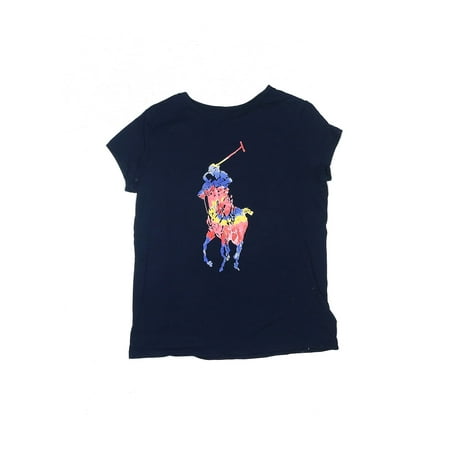Pre-Owned Polo by Ralph Lauren Girl's Size M Kids Short Sleeve T-Shirt