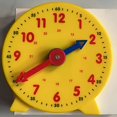 thumbnail image 2 of 3.9 Inch Clock Model Primary School Teaching Aids, 2 Needles 24-hour Teaching Aids, Non-linkage Children's Learning Aids For Time Awareness, Early Education Thinking Toys, 2 of 5