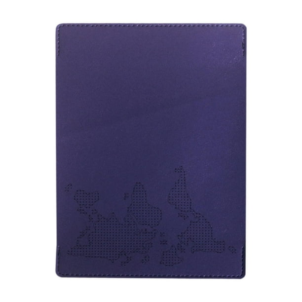 Funda para pasaporte, funda para libreta de pasaporte, compacta, protectora para documentos de vacaciones azul
