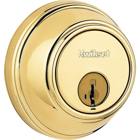 12-pack Kwikset Signature Series Deadbolt 816 Key Control - Polished Brass - 12 Pack — Construction & DIY Use, Standard Hardware Spec