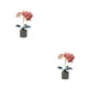 thumbnail image 2 of Advancent Orquídea artificial Bonsai Simulación en maceta Phalaenopsis Home Office Type1 NO1, 2 of 6