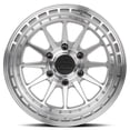 thumbnail image 2 of Lock Offroad Baja 17x9 6x139.7 -12et 106.2 Machined w/ Clear Coat, 2 of 3