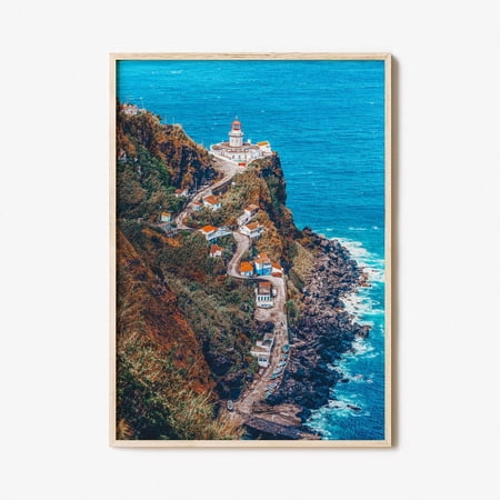 Poster Azores Colorful Poster Print, Azores Photo Wall Art, Azores Wall Decor, Azores Travel Print, Azores Street Map Poster , City Map-UNFRAMED