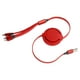 thumbnail image 3 of Cable de carga USB múltiple, Cable de carga USB 3 en 1 Cable de carga retráctil Cable USB retráctil Innovación moderna, 3 of 8