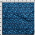 thumbnail image 4 of oneOone Cotton Poplin Blue Fabric Texture Craft Projects Decor Fabric Printed By The Yard 56 Inch Wide, 4 of 5