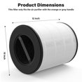 thumbnail image 4 of Air Filter Replacement Compatible with Mod/Mod+ Air Purifier, High Efficiency 3-in-1 Replacement Filter, 1 Pack, 4 of 5