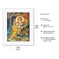 thumbnail image 2 of Ganesha - India - Hindu Lord Ganesh Remover of Obstacles - Vintage Religious Art - Fine Art Rolled Canvas Print 11in x 14in, 2 of 4