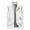White, variant on Big & Tall Men's Zip Up Sleeveless Fishing Vest Mesh Lining Full Zip Outdoor Hiking Lightweight Utility Jacket with Zipper Pockets