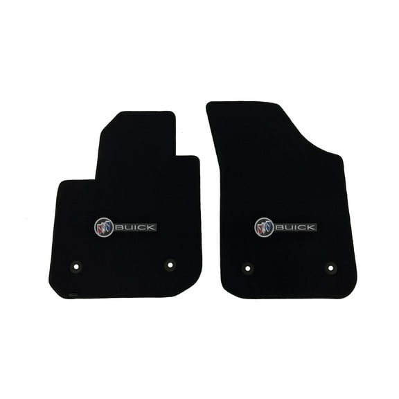 Lloyd Mats Custom Fit Floor Mats for Buick Envision 2018-2020 LogoMat 2Pc Set Charcoal