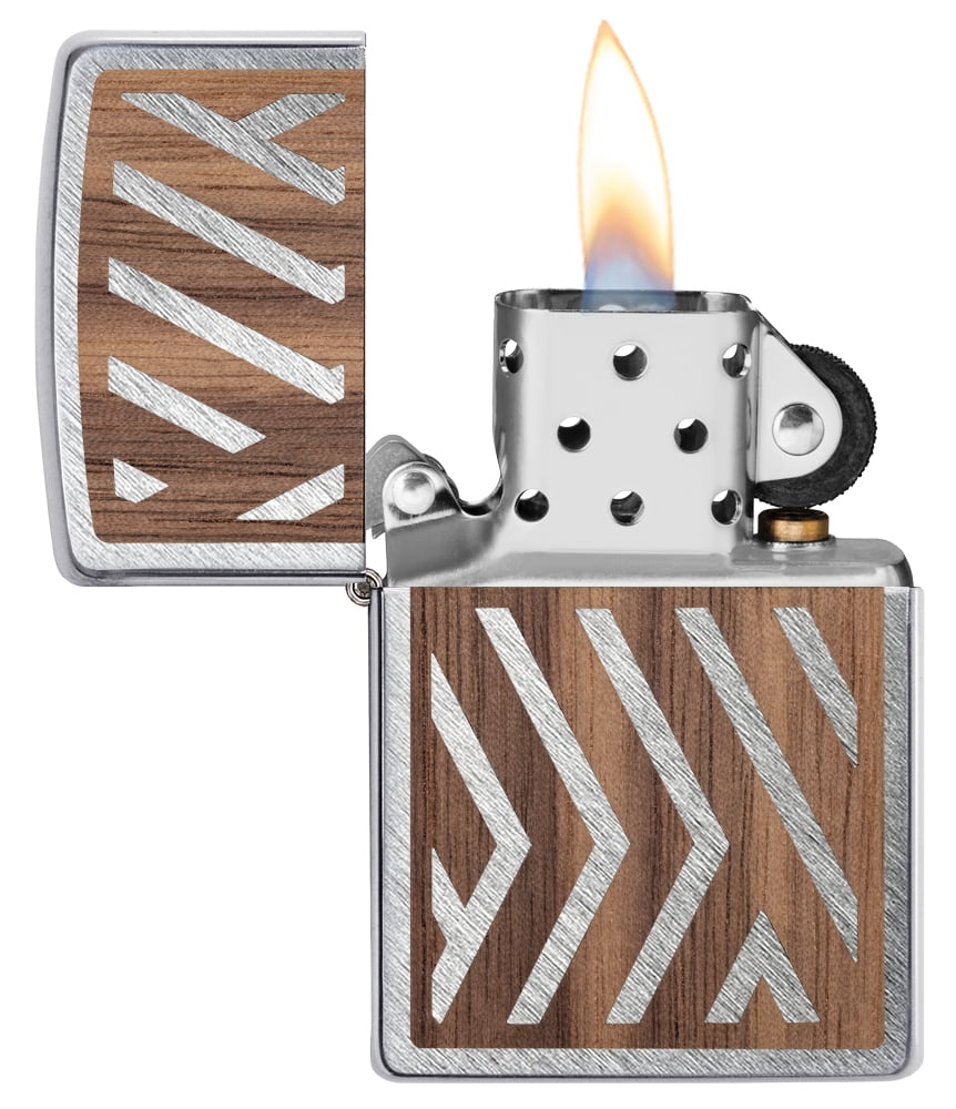 Zippo WoodChuck USA Herringbone Sweep Windproof Pocket Lighter