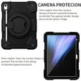 thumbnail image 2 of SaniMore for iPad 10th Generation 10.9" 2022 Case with Pencil Holder, 3-Layer Protection Cover Built-in Shoulder & Handle Strap & Kickstand Military Grade Shockproof Protective Shell, Black, 2 of 8
