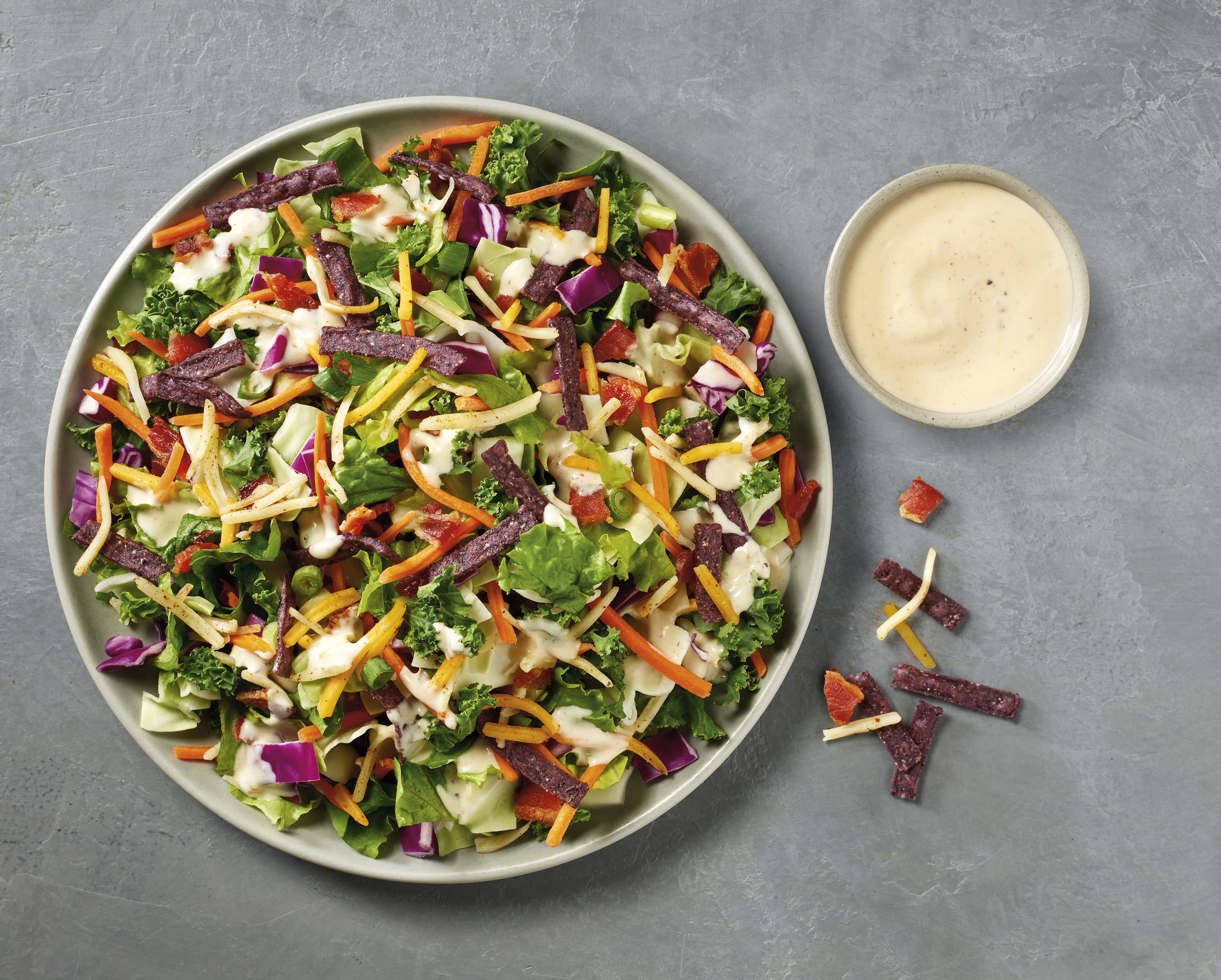 Marketside Bacon Ranch Crunch Chopped Fresh Salad Kit, 12.76 oz, Bag (Fresh)