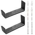 thumbnail image 3 of 2Pair Hot Surfboard SUP Mount Rack,Kayak Boat Wall Rack Black,2Pair x Hot Surfboard SUP Mount Rack 2 x Mounting fittings,Black, 3 of 8
