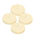 thumbnail image 1 of GARVALON 4Pcs Tube Bead Containers Wooden Base Stand for Craft and Display Purposes, 1 of 8