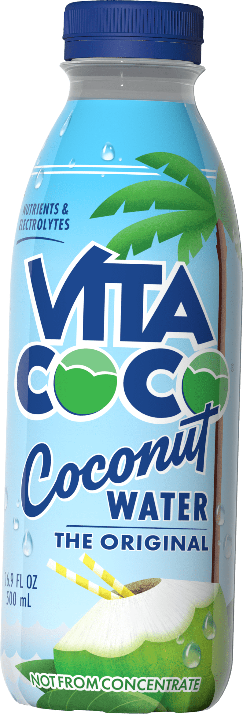 (4 pack) Vita Coco Coconut Water, Pure, 16.9 fl oz PET