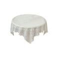 thumbnail image 2 of Home Essentials, Machine Washable, Shabby Chic, Vintage Tablecloth or Overlay 23.6x23.6in, Vintage Lace Cream, 2 of 7