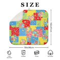 thumbnail image 4 of Pioneer Flower Floral Print Pattern Kitchen Dish Drying Mat 1 Pack, Ultra Absorbent Microfiber Drainer Mat, 16"x18", 4 of 6